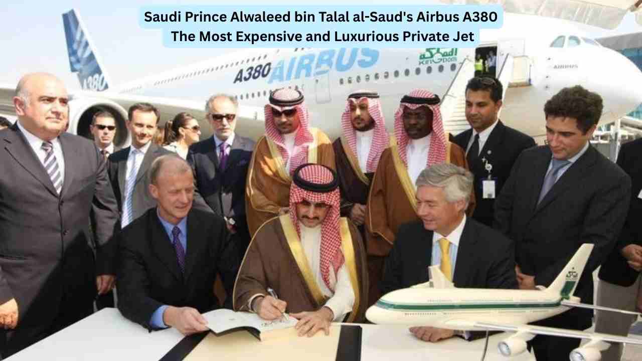 image of Saudi Prince Alwaleed Airbus A380 Luxurious Private Jet