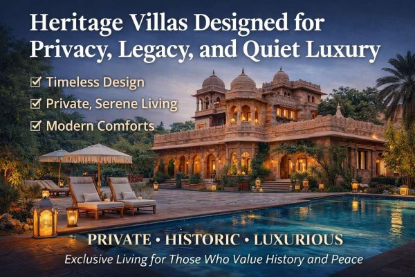 Luxury Heritage Villas for Legacy, Privacy & Peace