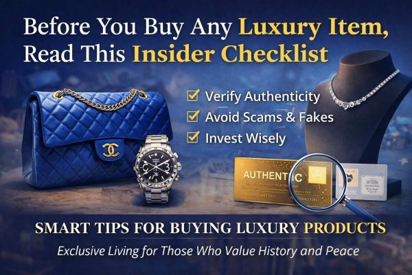 Luxury Buying Checklist | Smart Guide Before You Invest
