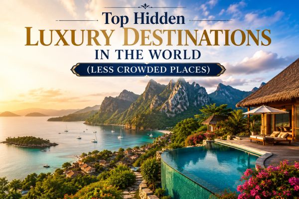 Top Hidden Luxury Destinations in the World for Peaceful Travel