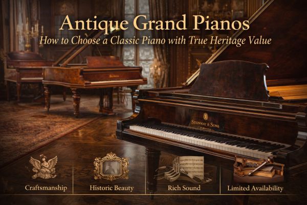 Antique Grand Pianos Buying Guide: Heritage, & Authenticity