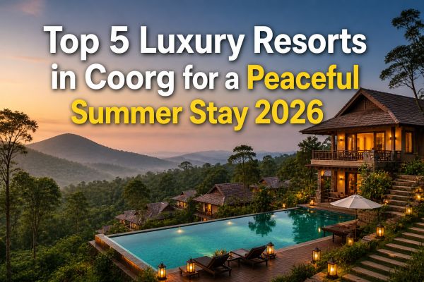 Top 5 Luxury Resorts in Coorg for a Peaceful Summer Stay 2026